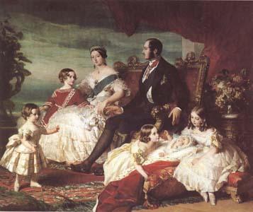 Franz Xaver Winterhalter The Family of Queen Victoria (mk25) oil painting image